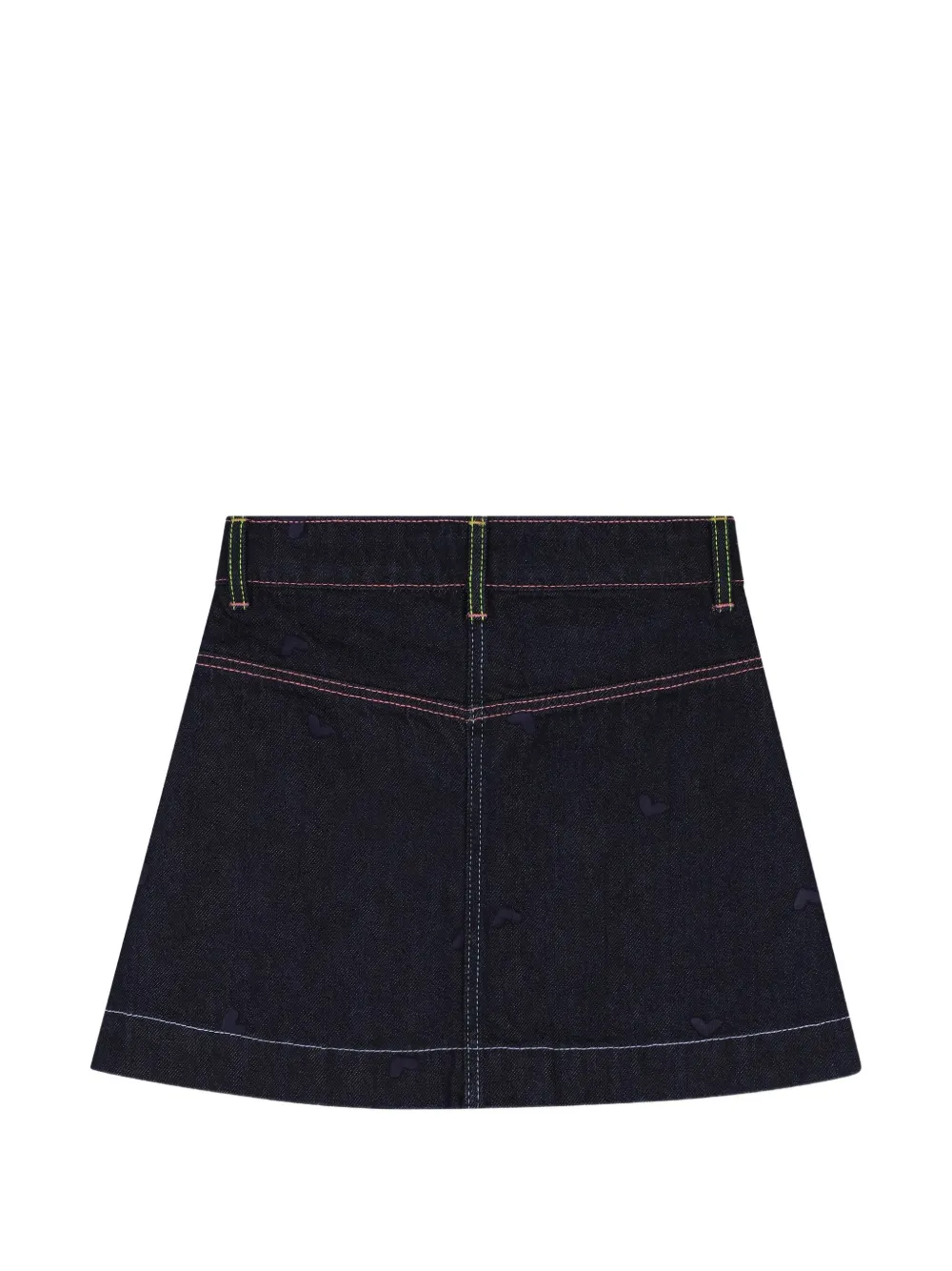Billieblush Rok met geborduurd hart en contrasterend stiksel Blauw