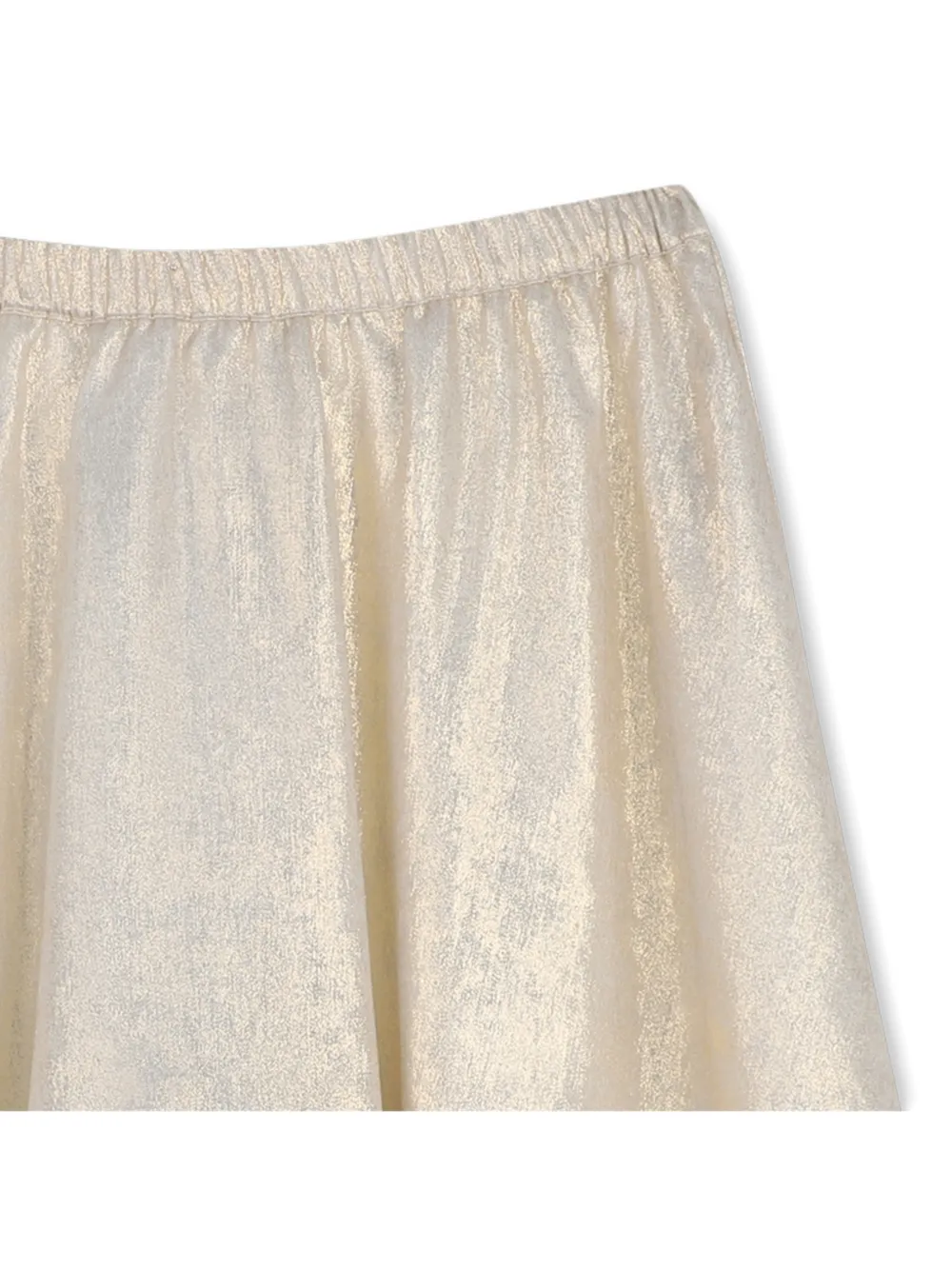Michael Kors Kids Metallic rok met ruches Goud