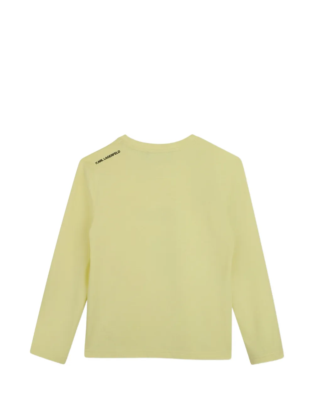 Karl Lagerfeld Kids T-shirt met grafische print Geel