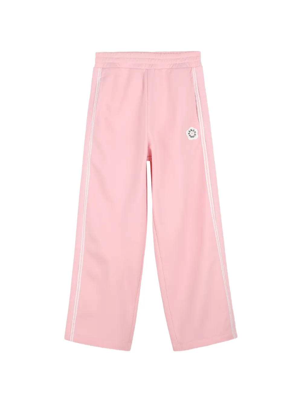 Kenzo Kids Pantaloni sportivi con righe laterali - Rosa