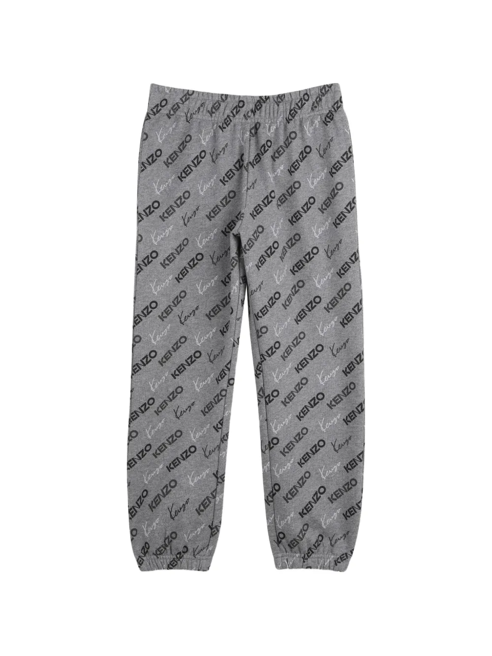 Kenzo Kids Pantaloni sportivi con stampa - Grigio