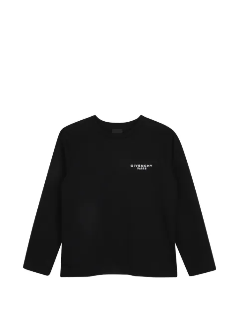 Givenchy Kids langærmet top med logotryk
