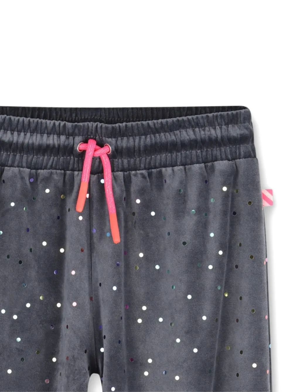 Billieblush Fluwelen trainingsbroek met pailletten Grijs