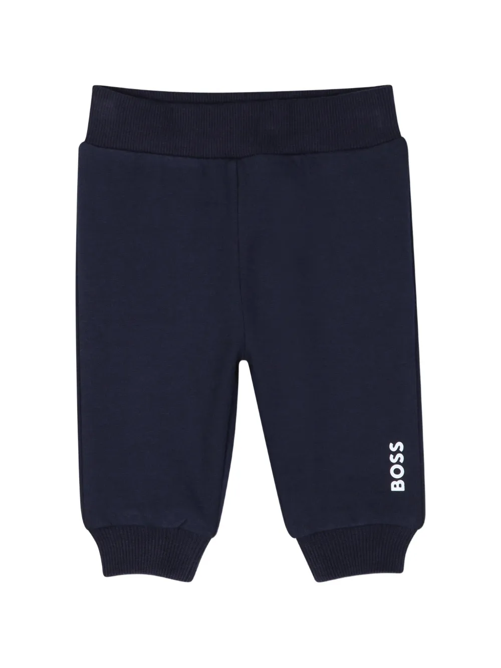 BOSS Kidswear Trainingspak met lammy vlak en logo-print Blauw