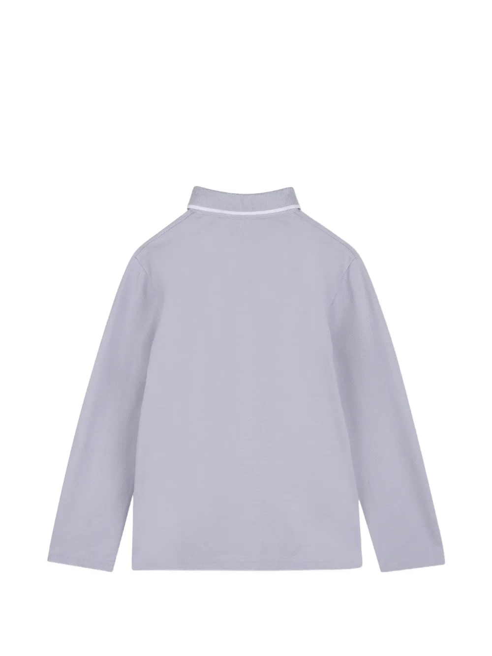 BOSS Kidswear Poloshirt met logoprint Paars