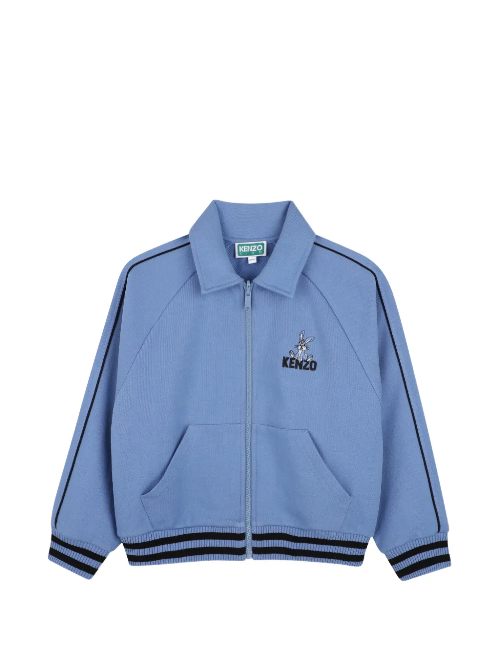 Kenzo Kids Trainingsbroek met grafische print Blauw