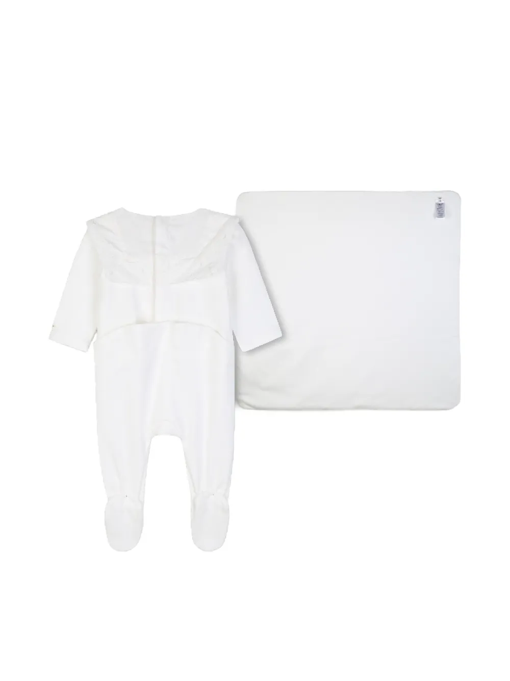 Chloé Kids Twee broderie pyjama's Wit
