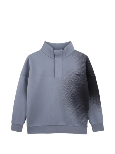 BOSS Kidswear gradient-print high-neck sweatshirt