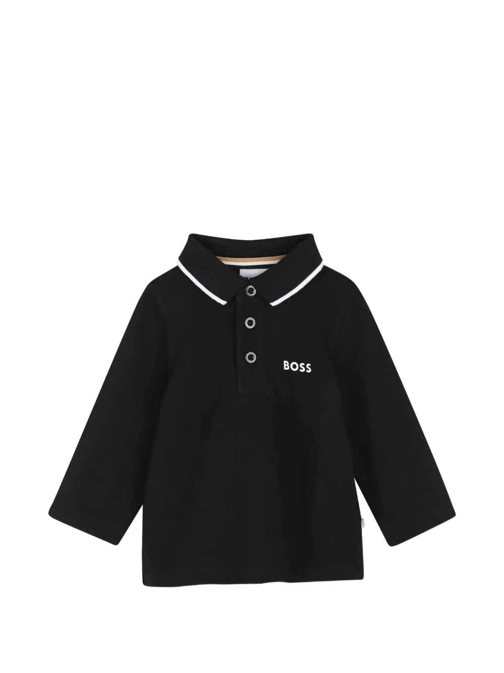 BOSS Kidswear Polo a maniche lunghe - Nero