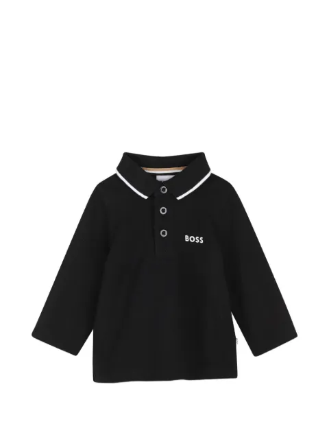 BOSS Kidswear long-sleeve polo shirt