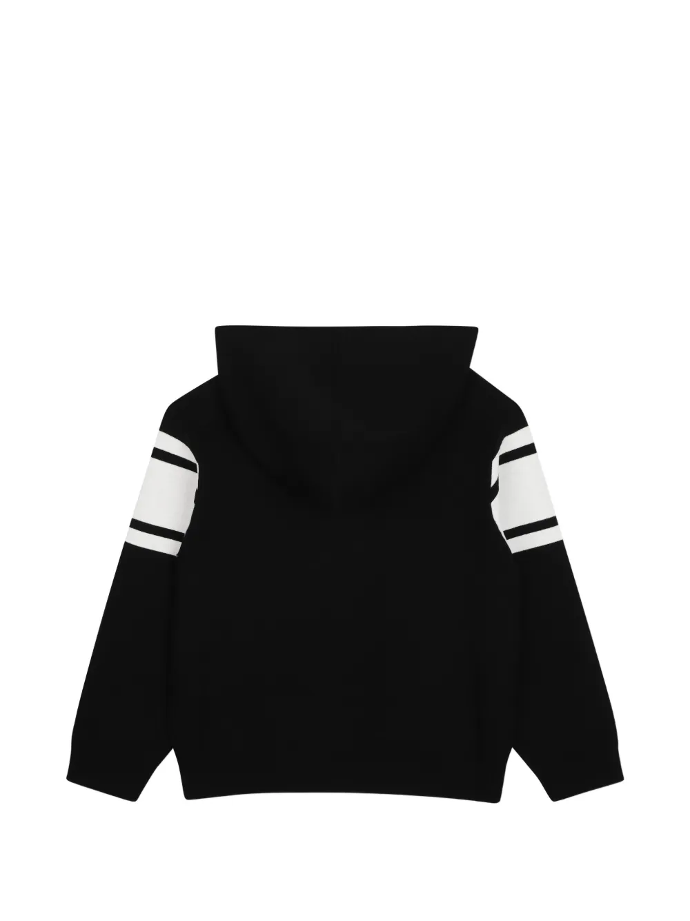 Karl Lagerfeld Kids Hoodie met intarsia logo Zwart