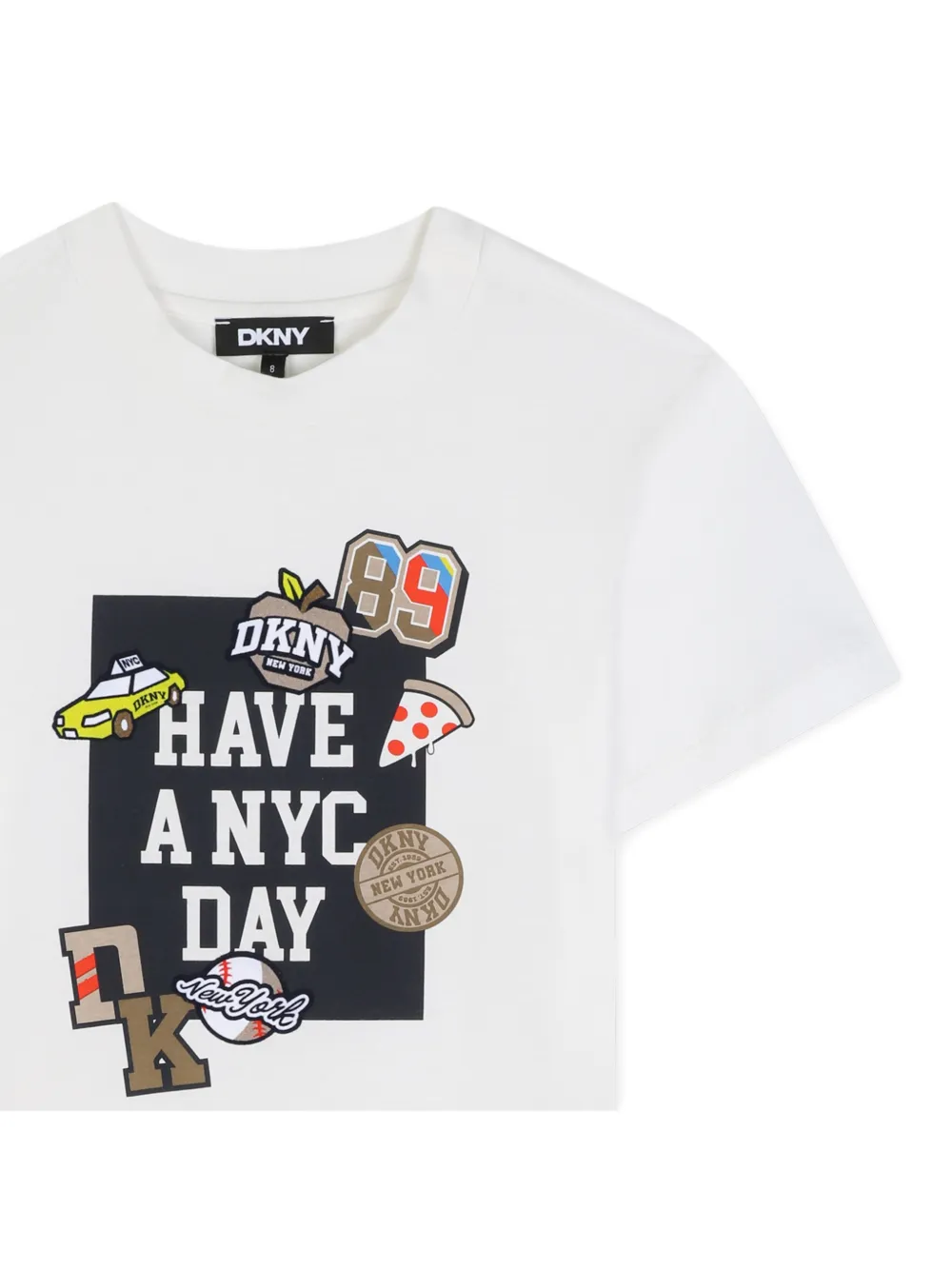 Dkny Kids T-shirt met grafische print Wit