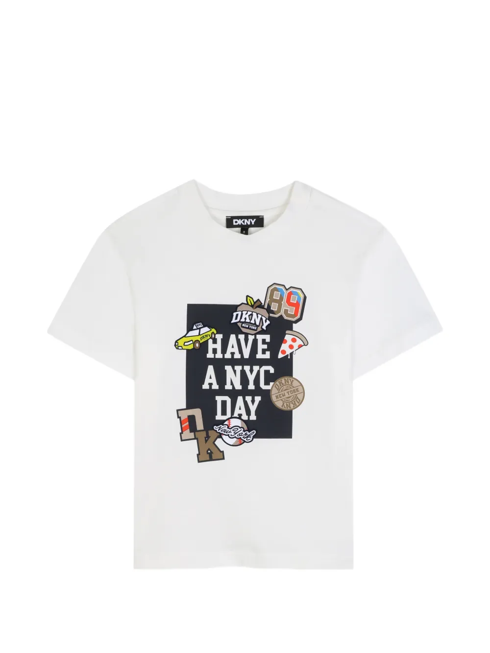 Dkny Kids graphic-print T-shirt - Bianco