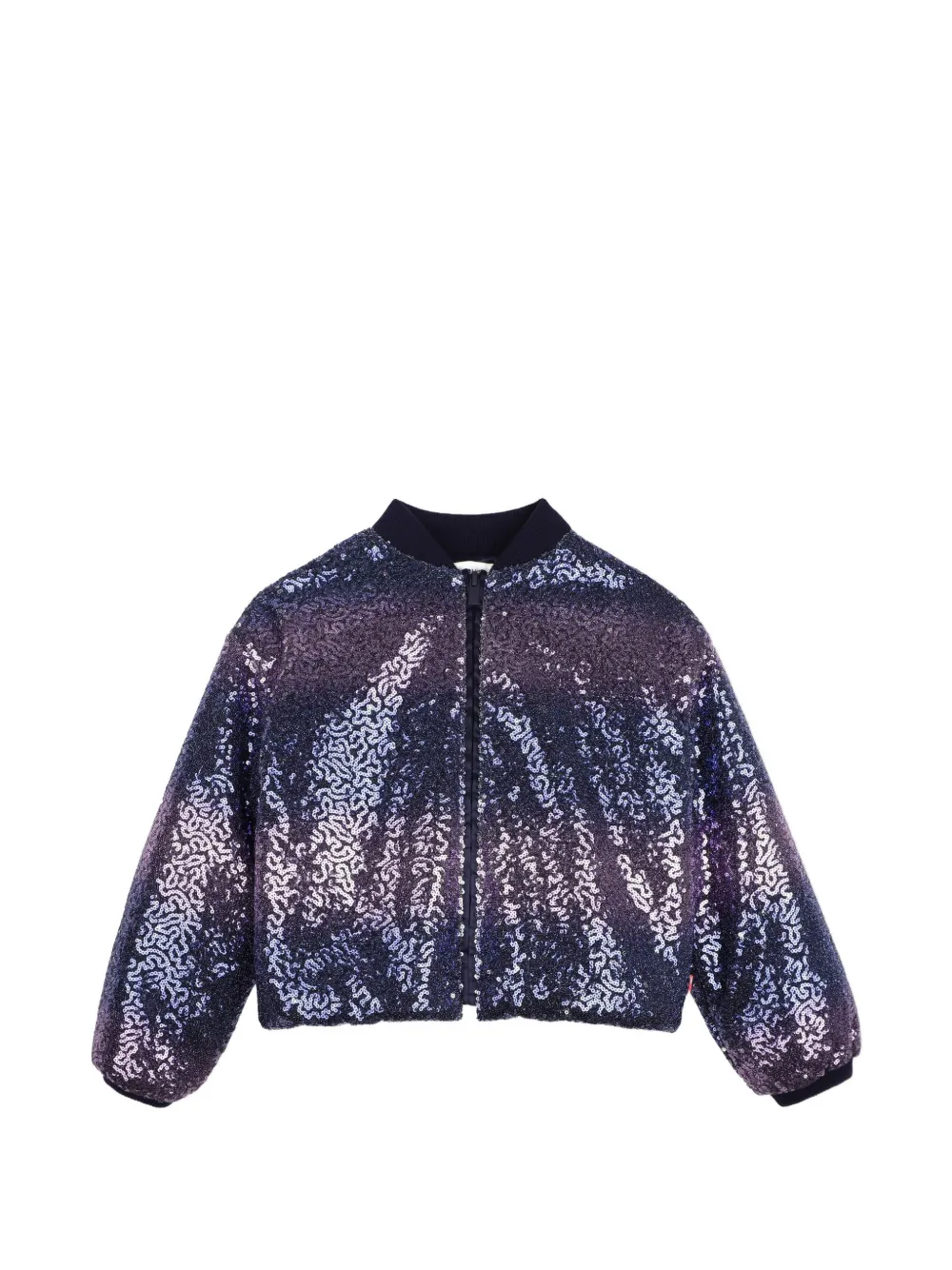 Billieblush sequin-embellished zip-up bomber jacket - Viola