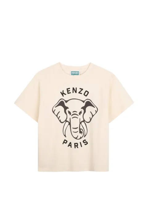 Kenzo Kids elephant-print T-shirt