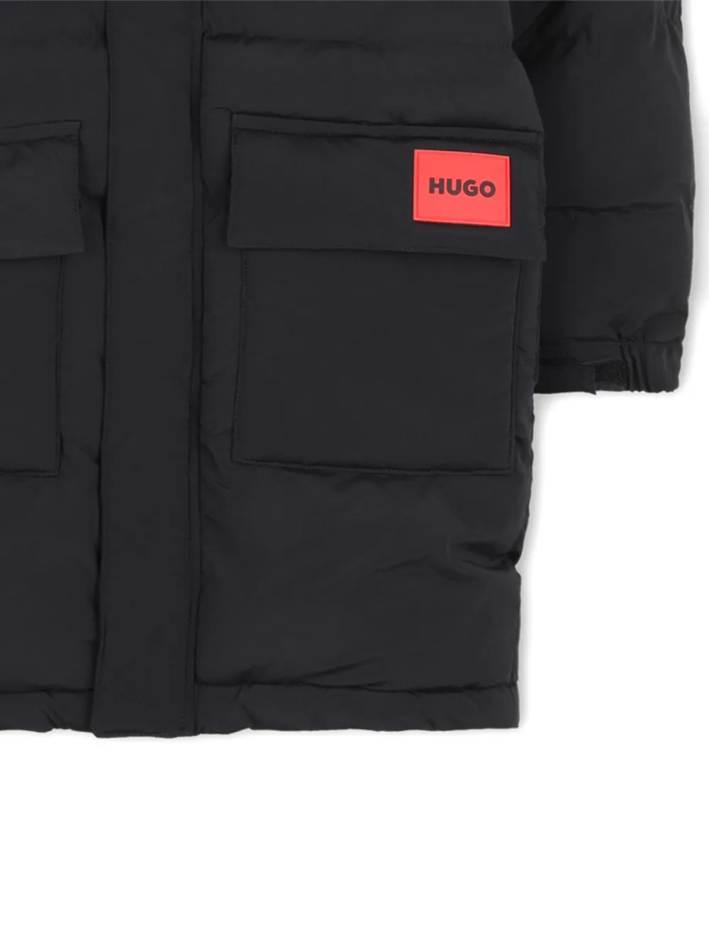HUGO KIDS Gewatteerde jas Zwart
