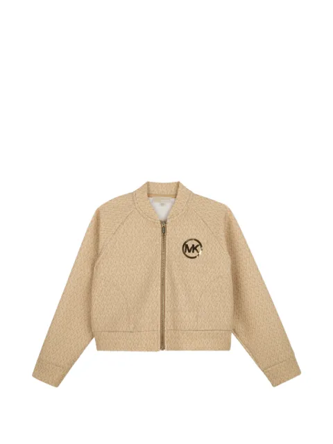 Michael Kors Kids monogram-pattern track jacket