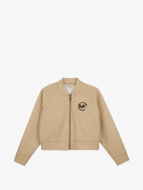 Michael Kors Kids monogram-pattern track jacket