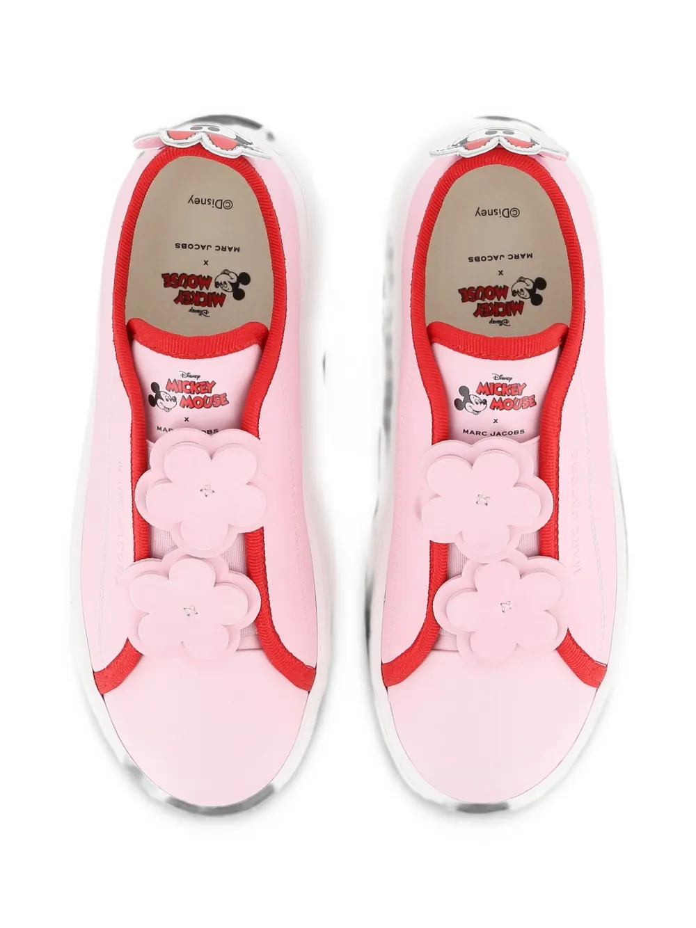 Marc Jacobs Kids Minnie Mouse sneakers met bloemapplicatie Roze