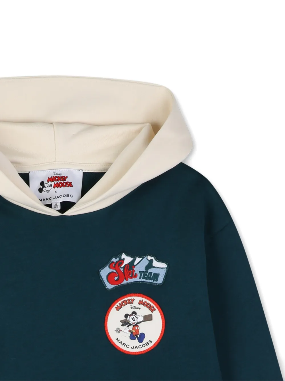Marc Jacobs Kids x Disney Mickey Mouse hoodie met patch Groen
