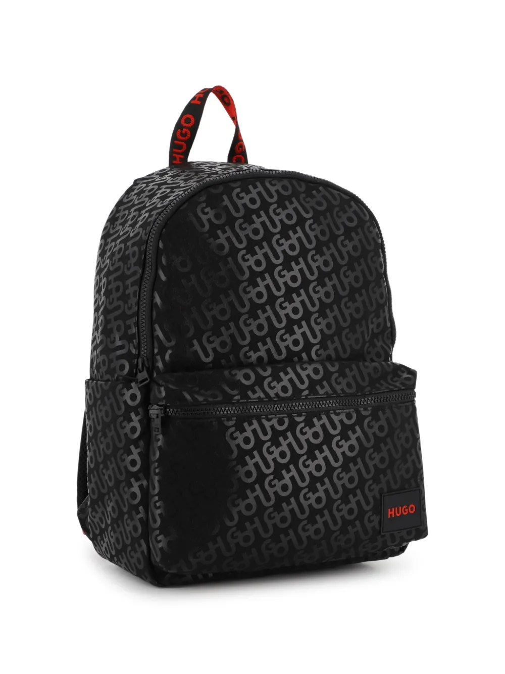 HUGO KIDS Rugzak met monogram Zwart