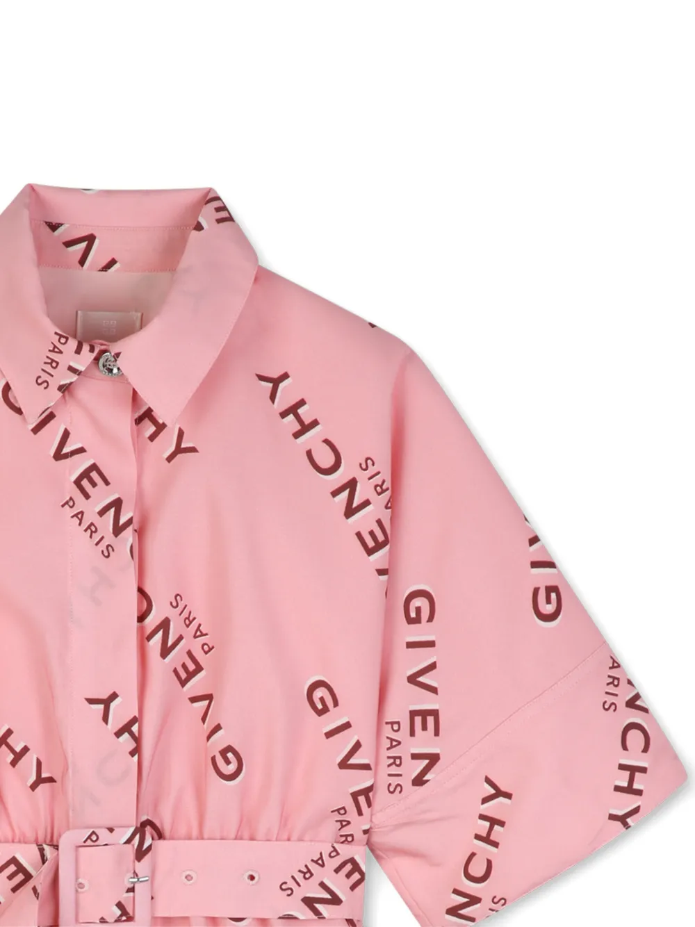 Givenchy Kids Jurk met ceintuur Roze
