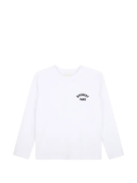 Givenchy Kids logo-print long-sleeved T-shirt