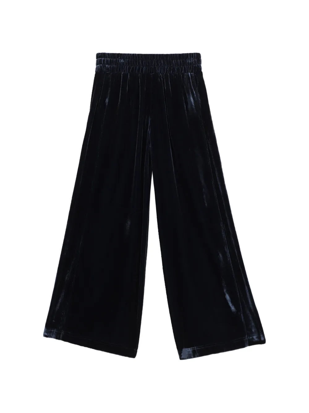BOSS Kidswear Samthose mit weitem Bein - Blau