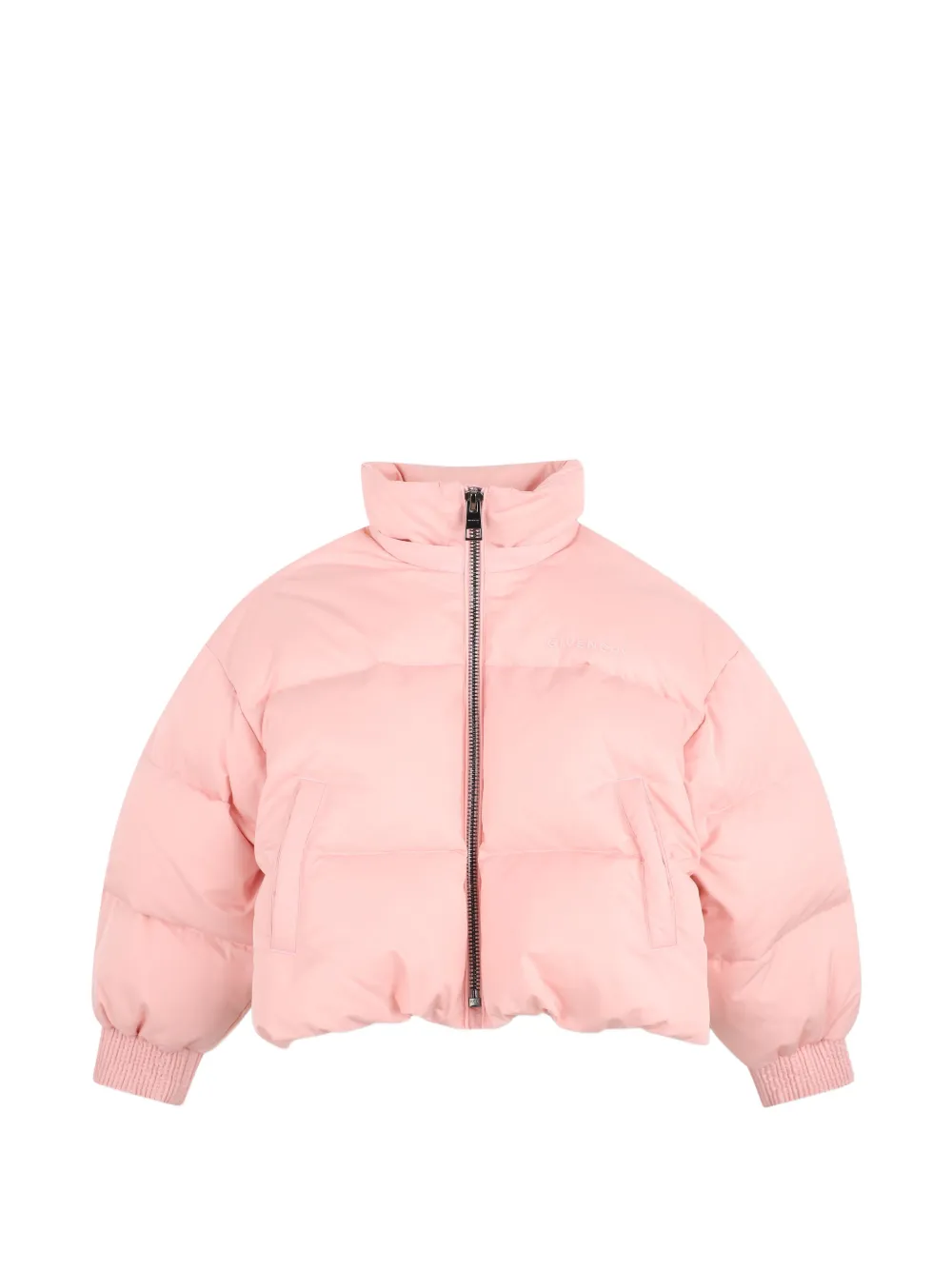 Givenchy Kids Gewatteerd jack met capuchon Roze