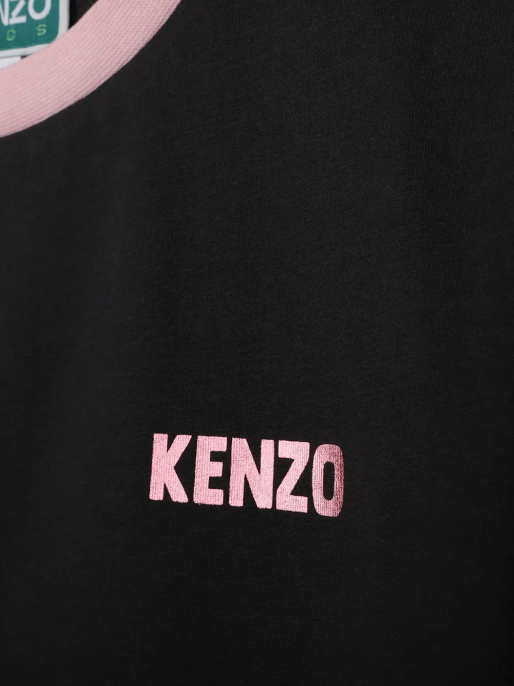 Kenzo Kids T-shirt met logoprint Zwart