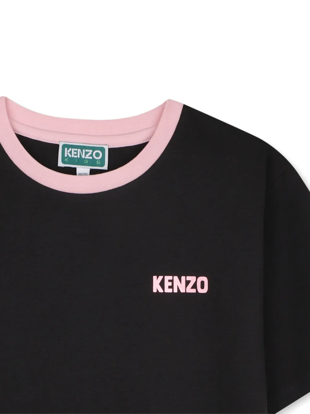 Kenzo Kids T-shirt met logoprint Zwart