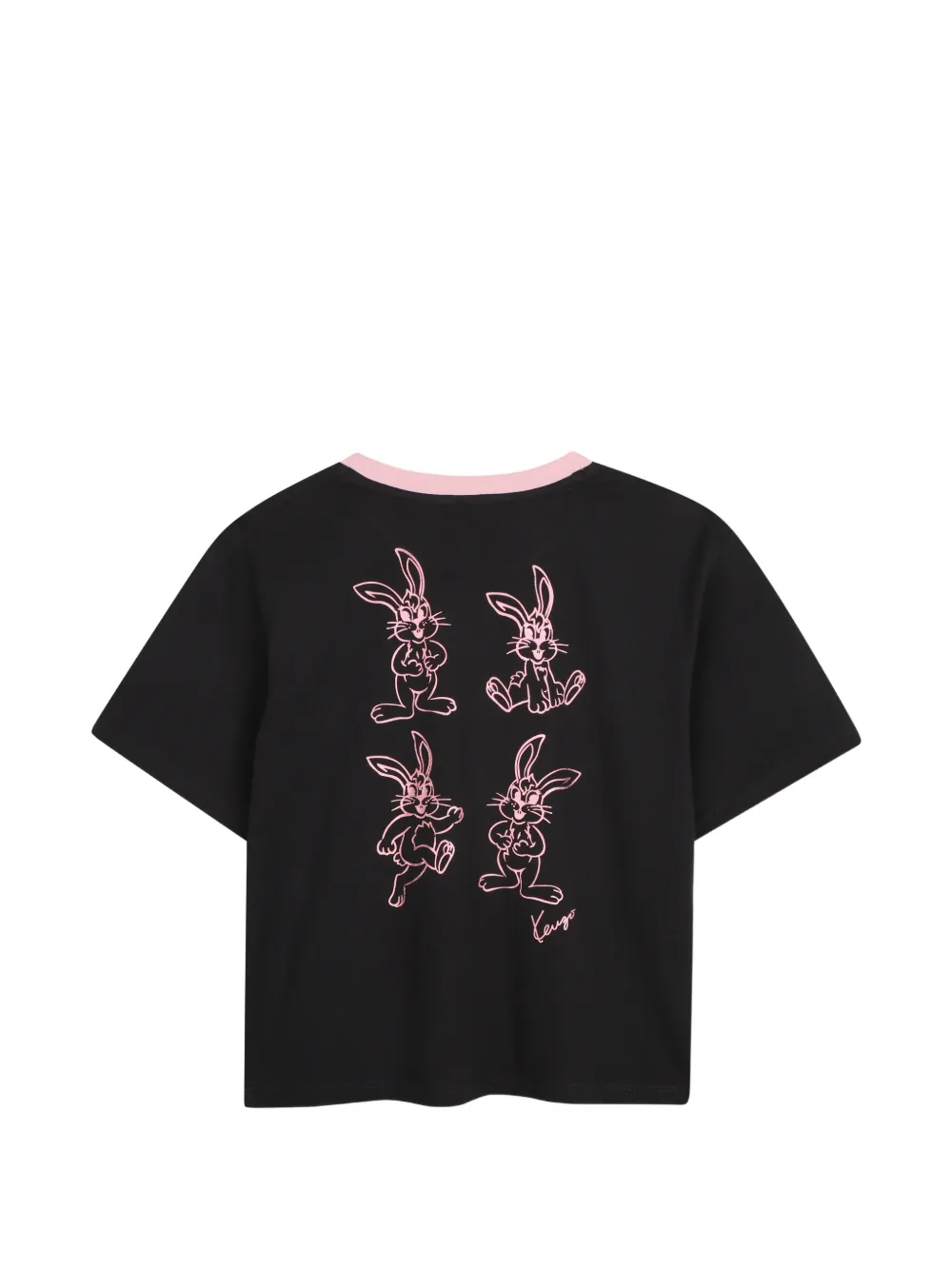Kenzo Kids T-shirt met logoprint Zwart