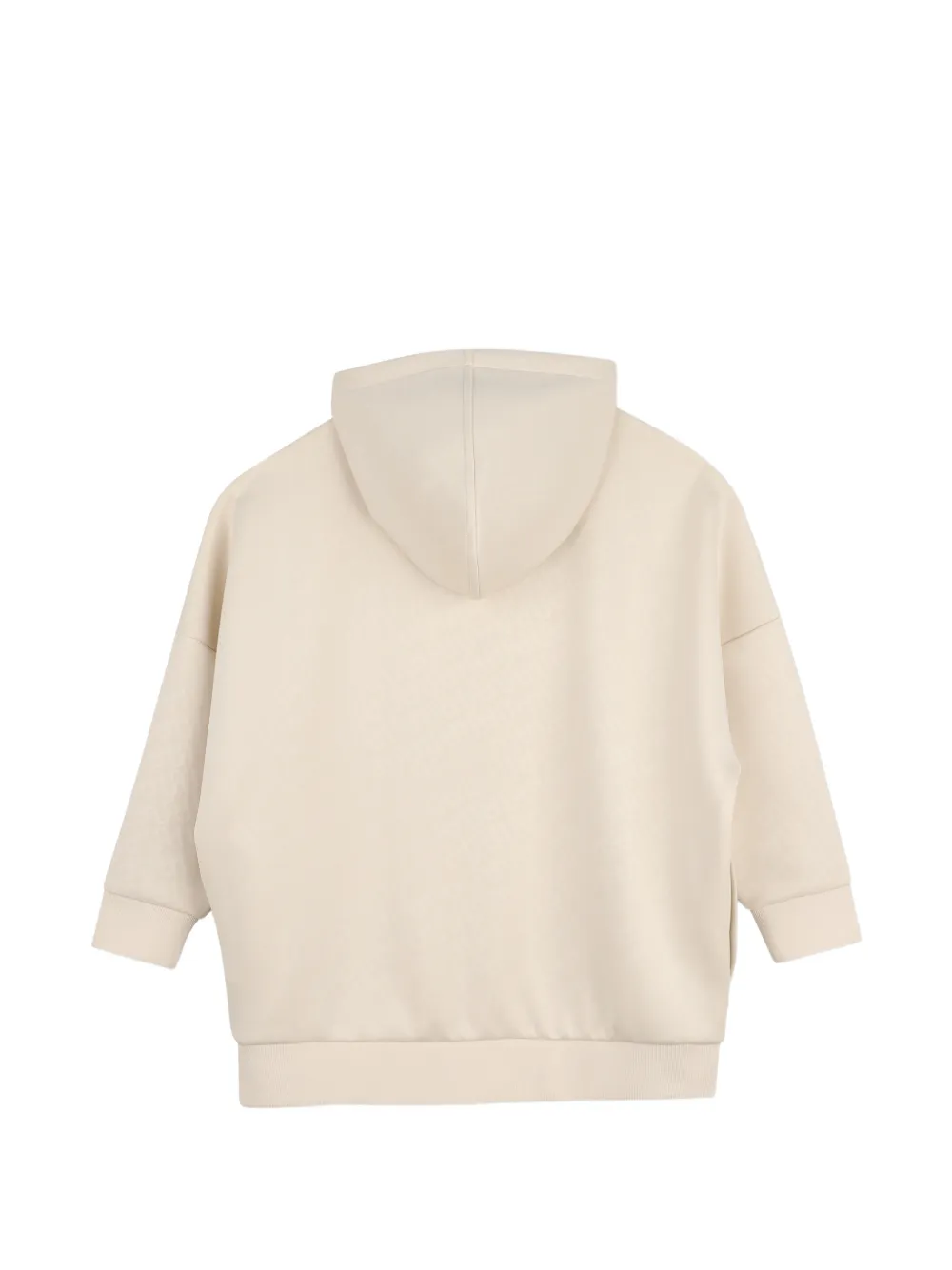 HUGO KIDS Hoodie met logo jacquard Beige