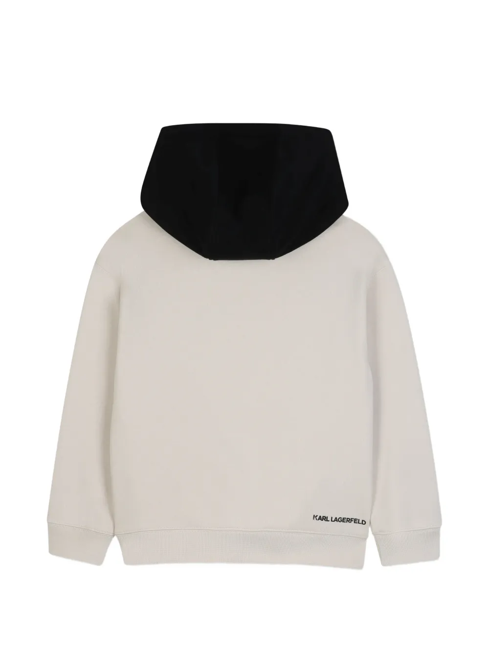 Karl Lagerfeld Kids Hoodie met logoprint Beige