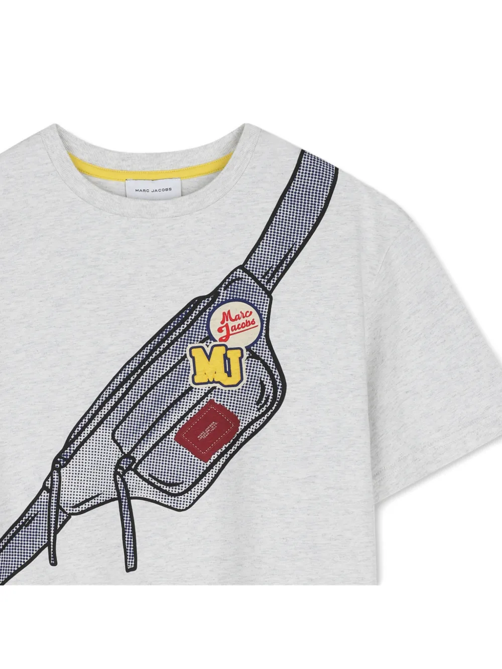 Marc Jacobs Kids T-shirt met heuptas-print Grijs