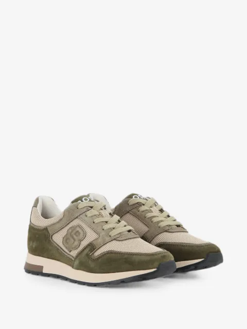 BOSS Kidswear logo-patch sneakers