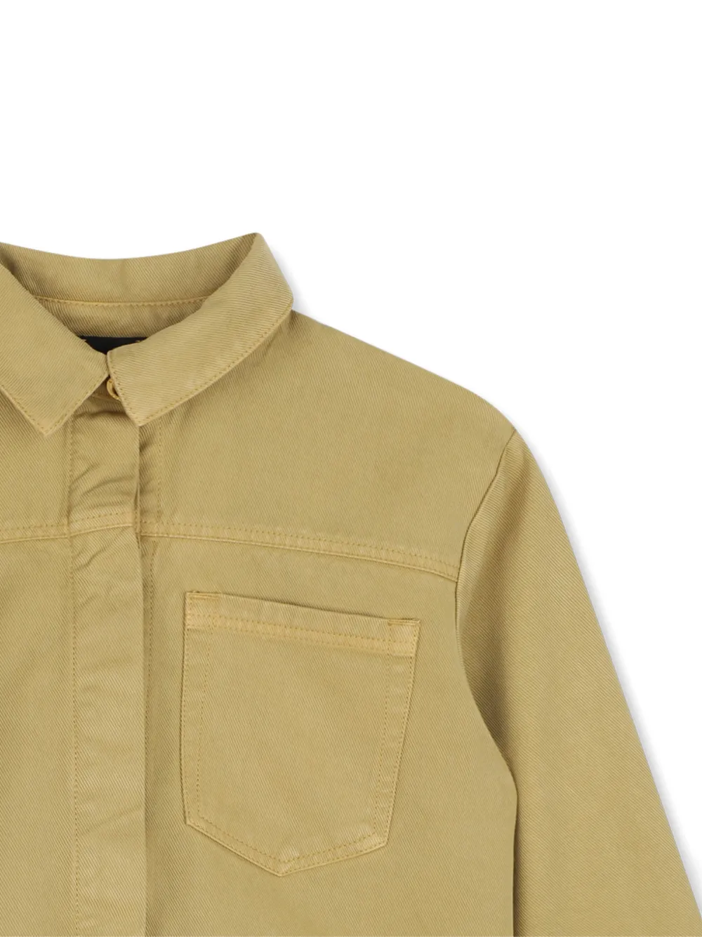 Givenchy Kids Shirt met plooien Geel