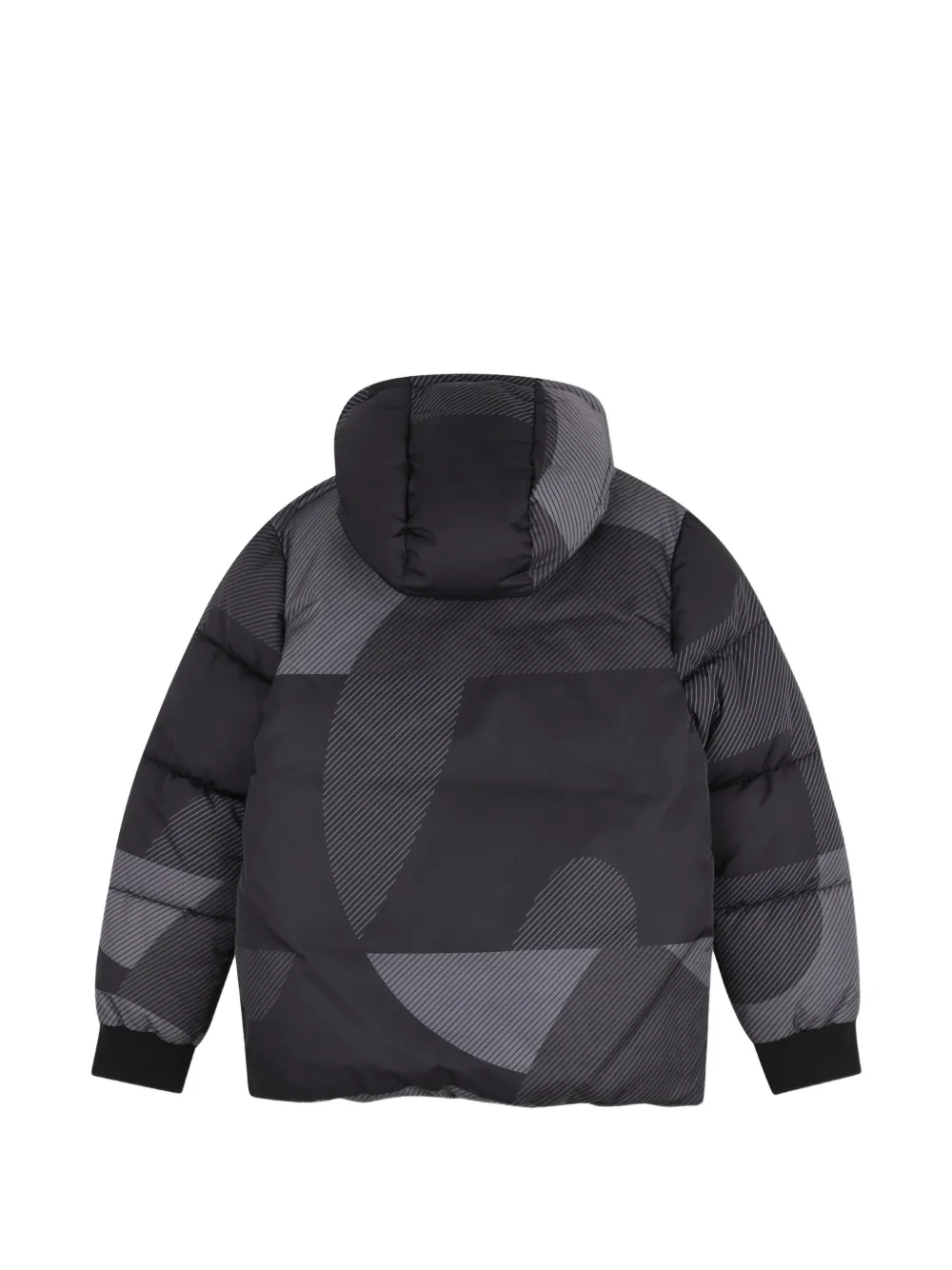 BOSS Kidswear Jack met monogramprint Zwart