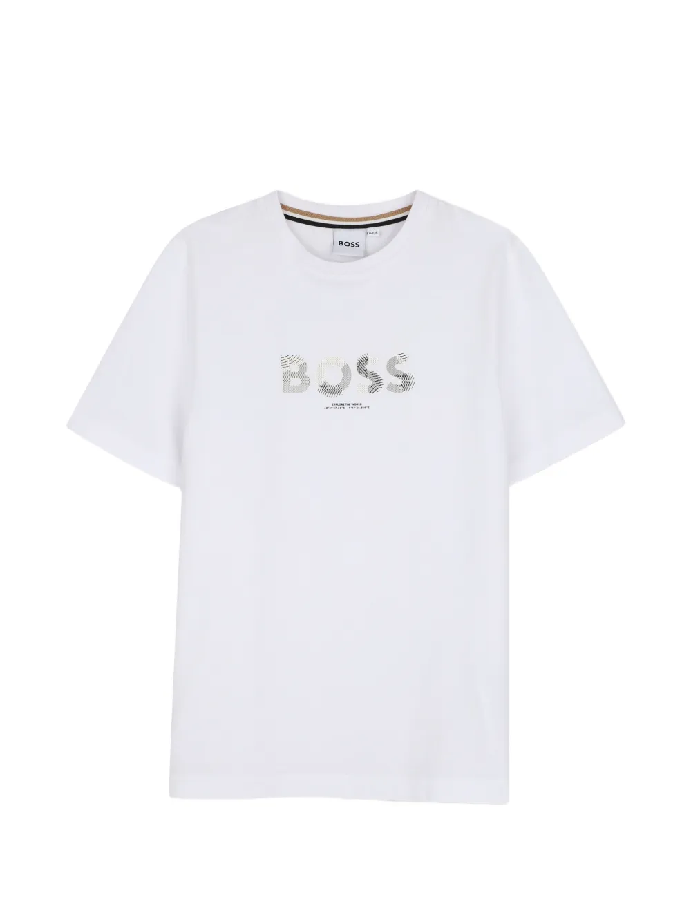 BOSS Kidswear T-shirt a maniche corte - Bianco