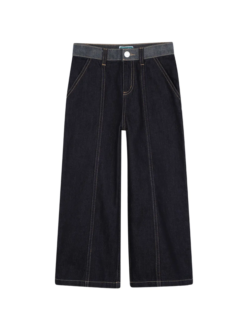 Kenzo Kids Jeans a gamba ampia - Blu