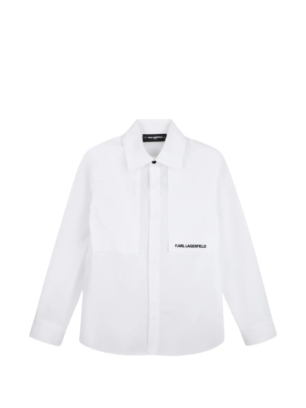 Karl Lagerfeld Kids logo-print shirt - White