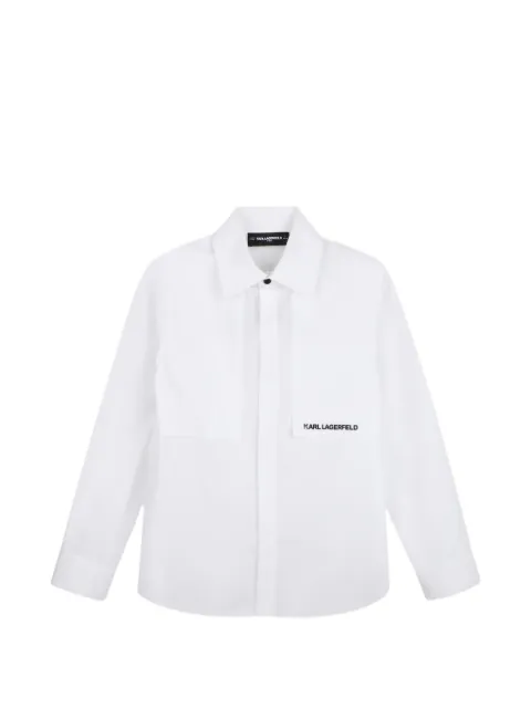 Karl Lagerfeld Kids logo-print shirt