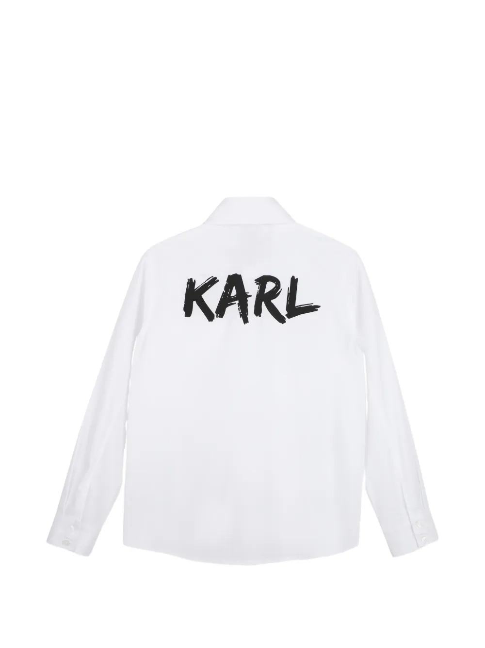 Karl Lagerfeld Kids Shirt met logoprint Wit