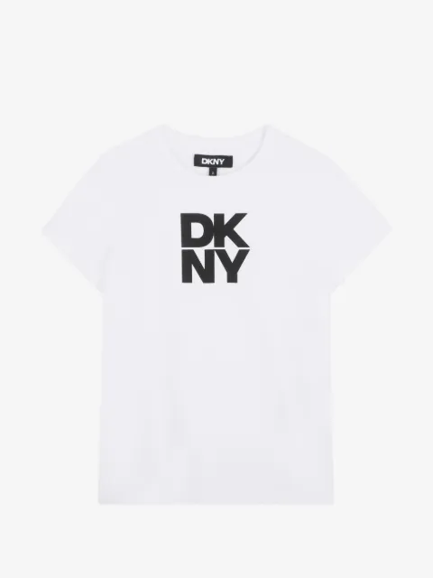Dkny Kids playera manga corta con logo estampado