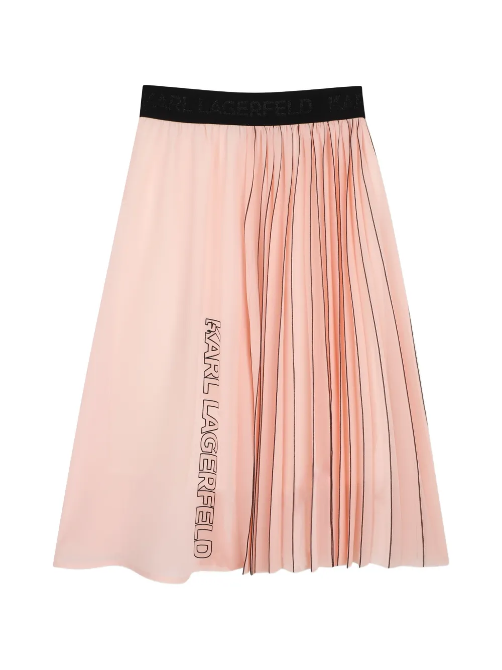 Karl Lagerfeld Kids Minigonna con stampa - Rosa