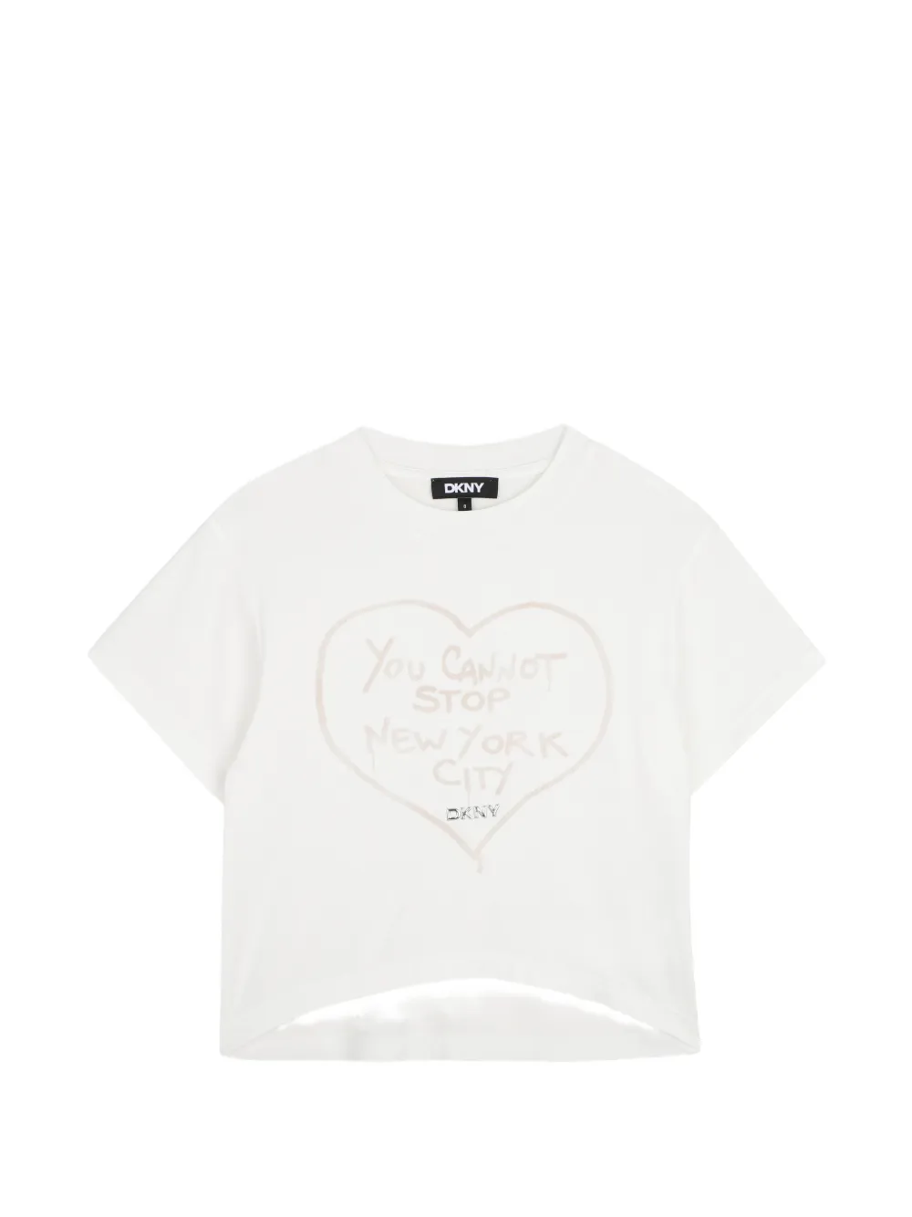 Dkny Kids T-shirt con stampa - Bianco