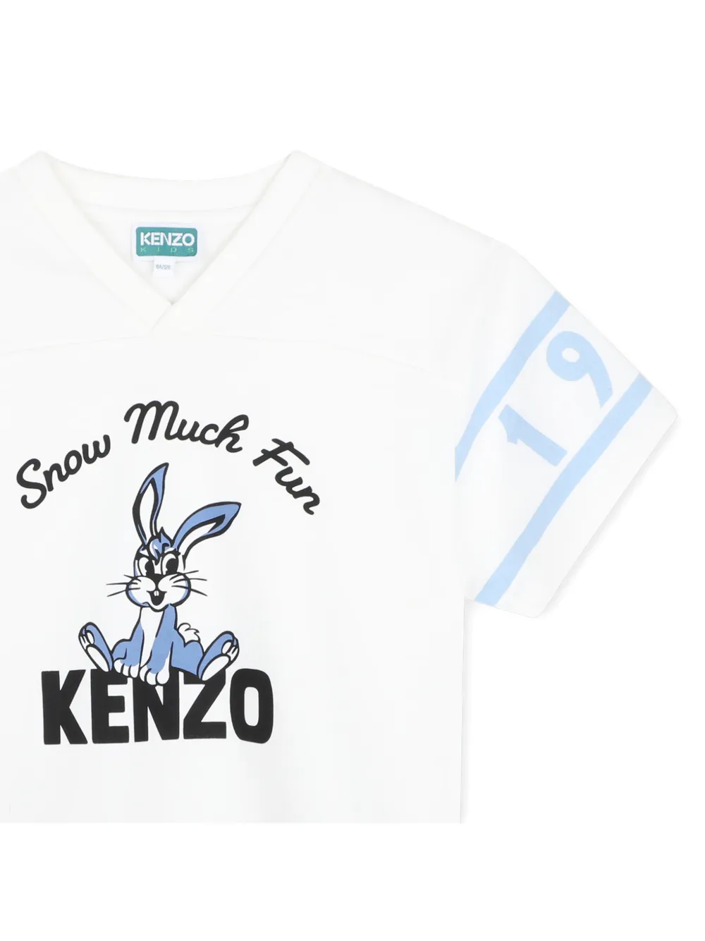 Kenzo Kids T-shirt met grafische print Wit