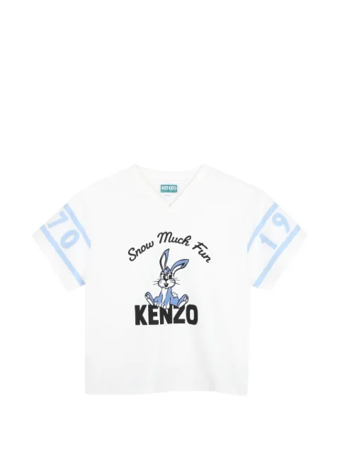 Kenzo Kids playera con estampado gráfico