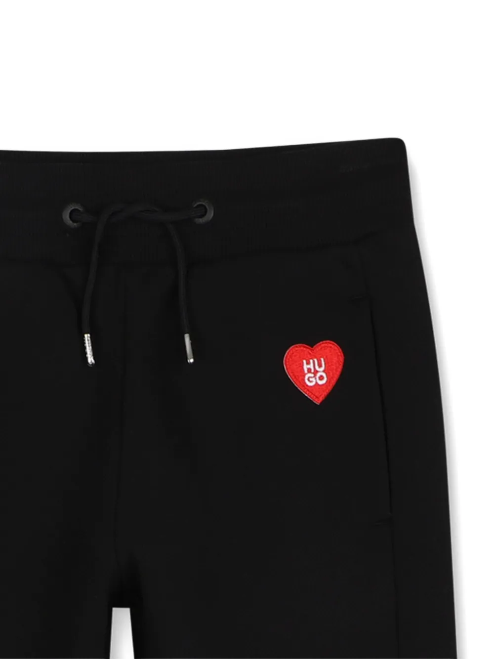 HUGO KIDS Trainingsbroek met hartpatch Zwart