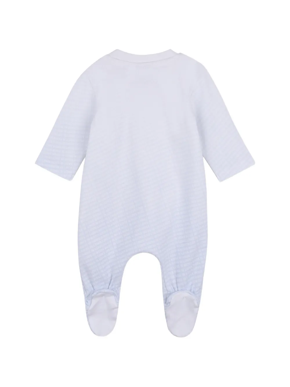 BOSS Kidswear Pyama slabbetje en muts met logo-print Wit